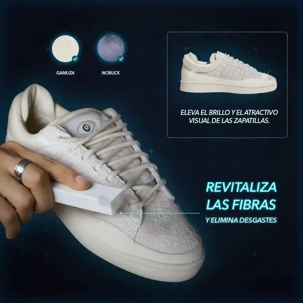 Kit De Gamuza Premium - Limpieza De Zapatillas