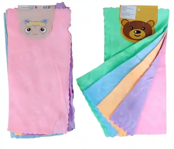 Paquete De Toallas Para Cocina, Colores Pasteles - X5