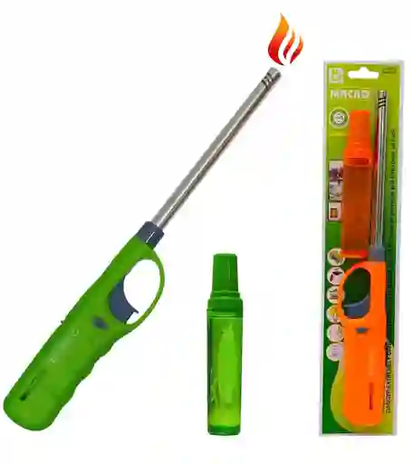 Encendedor De Gas Redondo, Para Cocina, Con Respuesto