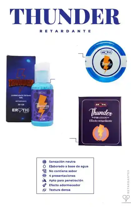 Retardante Thunder Gel 30 Ml
