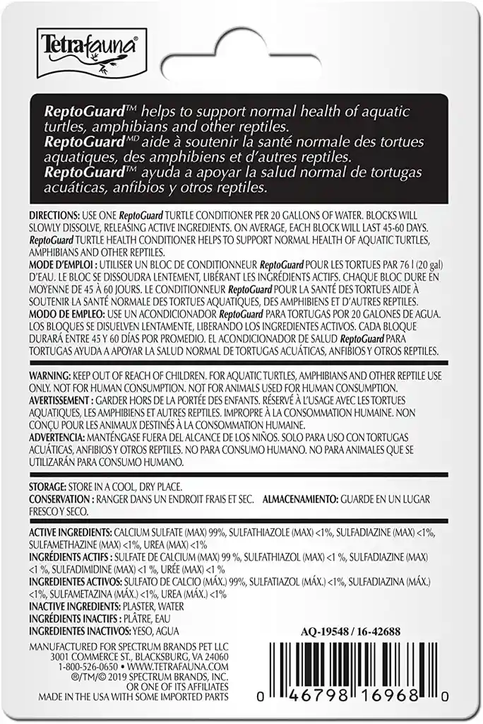 Acondicionador De Agua Para Tortugas Reptoguard Tetra