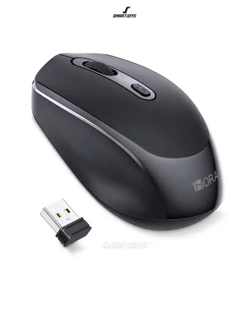 Mouse Inalámbrico Ultra Silencioso 1hora Rat001 Negro