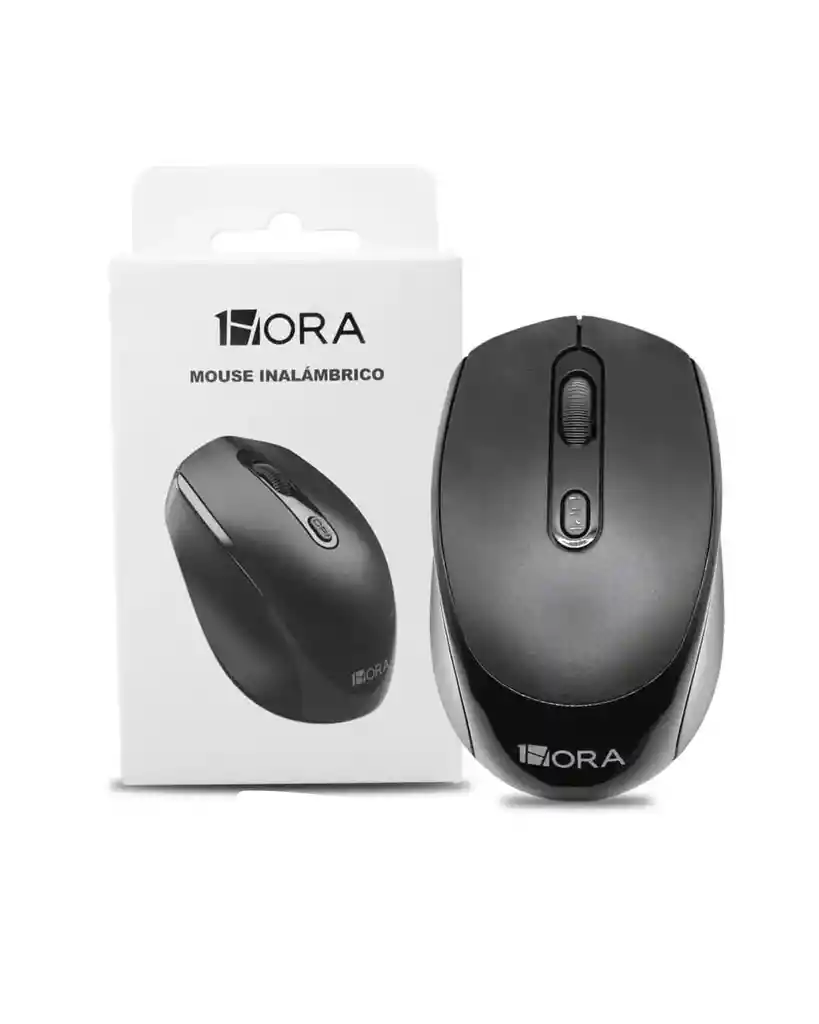 Mouse Inalámbrico Ultra Silencioso 1hora Rat001 Negro
