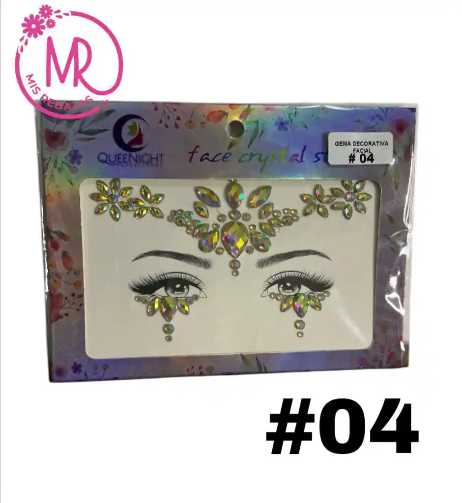 Gemas Faciales Adhesivas Queenight #04