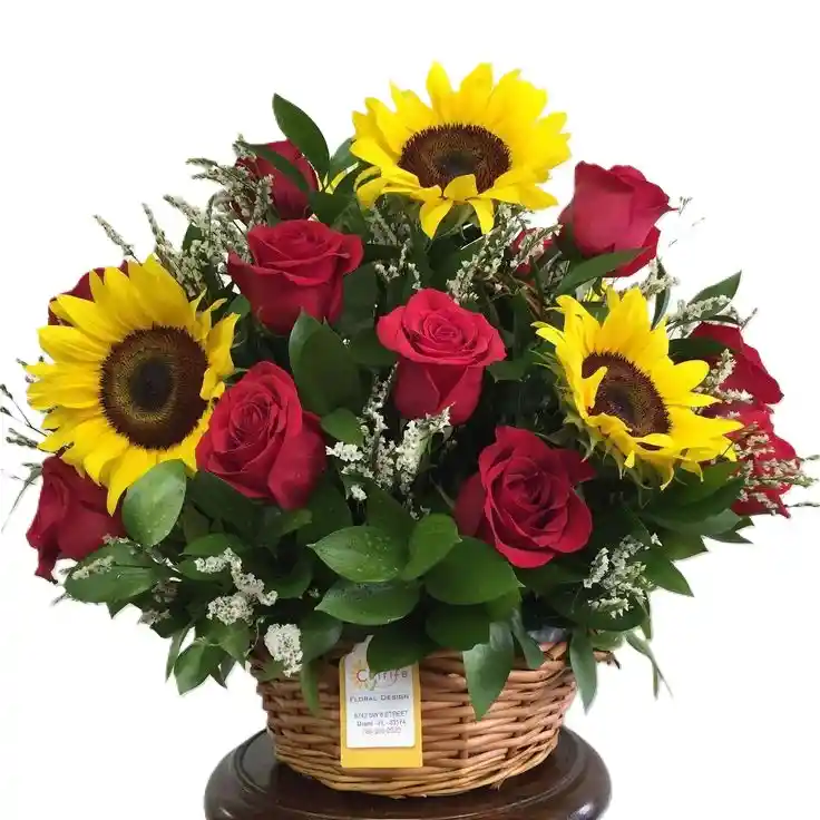 Rosas Y Girasoles Cariño