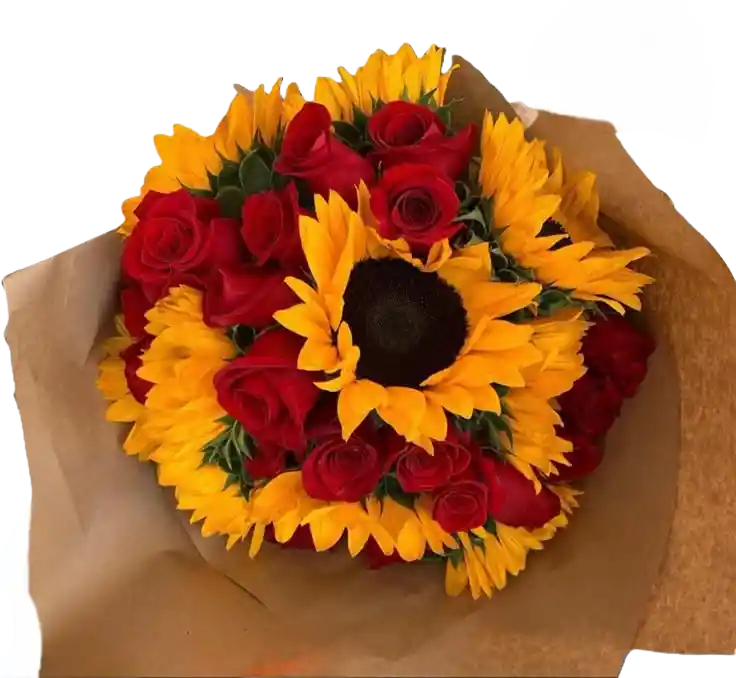 Rosas Y Girasoles Para Celebrar