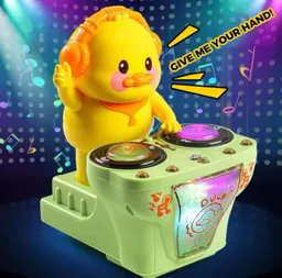 Juguete Pato Dj Movimiento Musical Con Luces