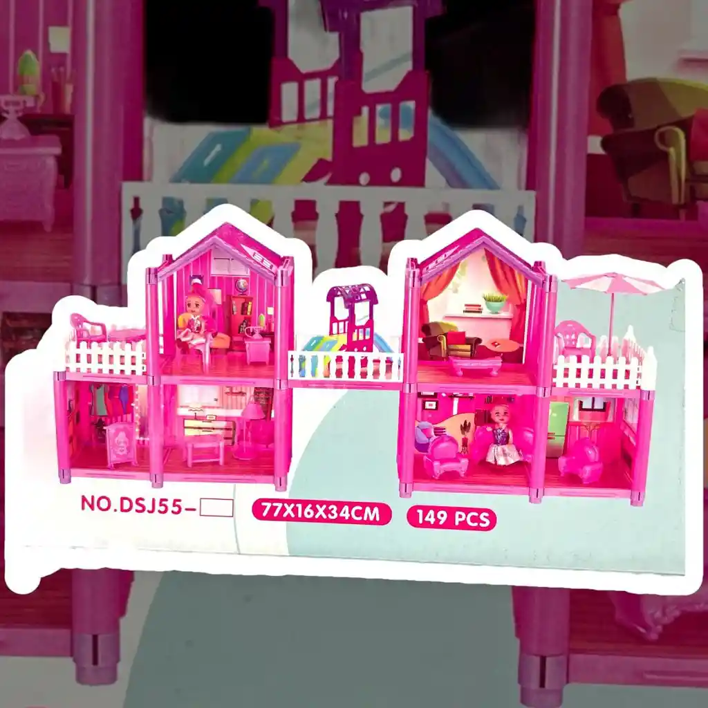 Juguete Casa De Muñecas Dream Castle X 149 Piezas