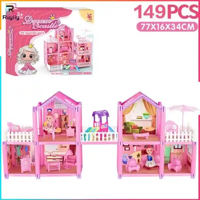 Juguete Casa De Muñecas Dream Castle X 149 Piezas