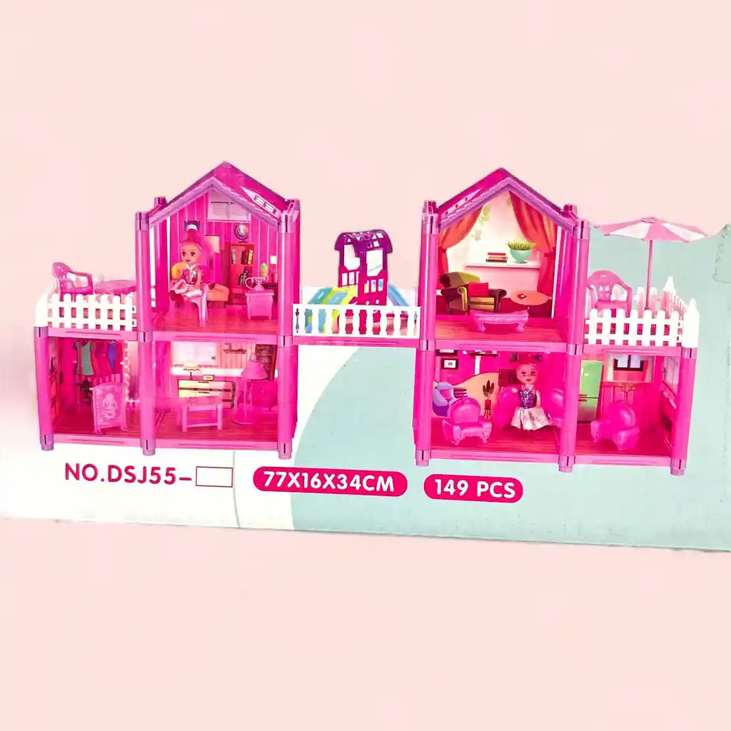 Juguete Casa De Muñecas Dream Castle X 149 Piezas