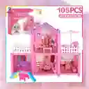 Juguete Casa De Muñecas Dream Castle X 105 Piezas