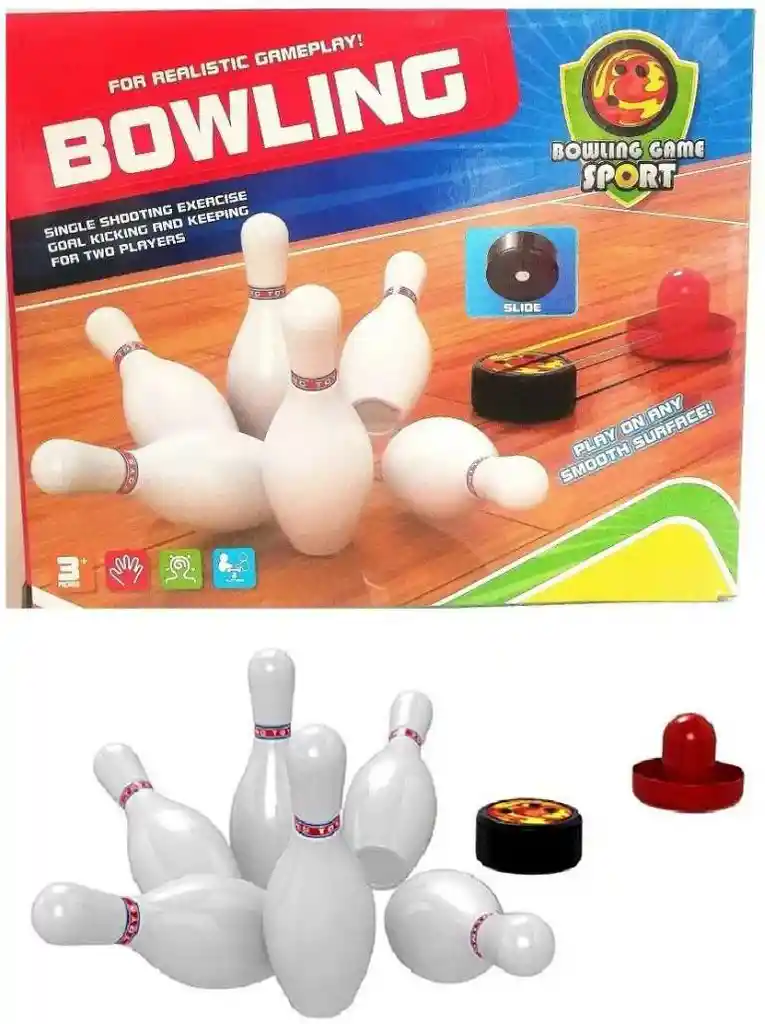 Mini Bowling Juguete De Bolos Juegos