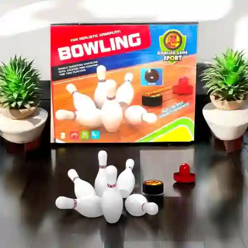Mini Bowling Juguete De Bolos Juegos