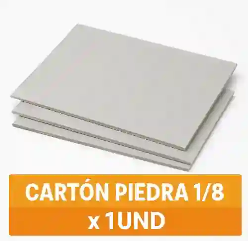 Carton Piedra Octavo 1/8 X 1und