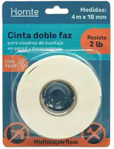 Cinta Doble Fax - 4m X18mm