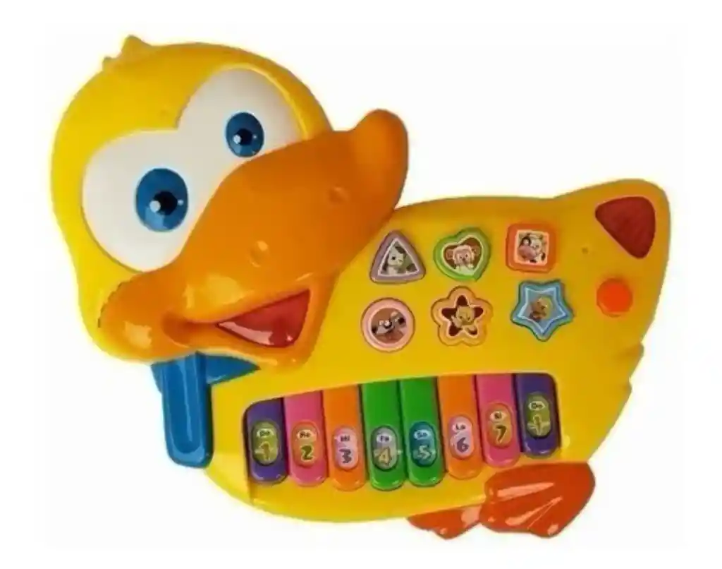 Organeta Piano Pato Musical Juguete Para Bebe