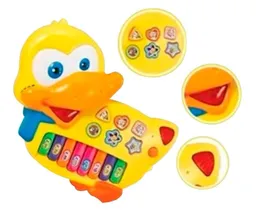 Organeta Piano Pato Musical Juguete Para Bebe