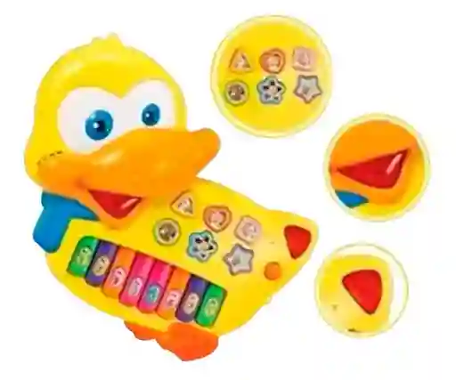 Organeta Piano Pato Musical Juguete Para Bebe