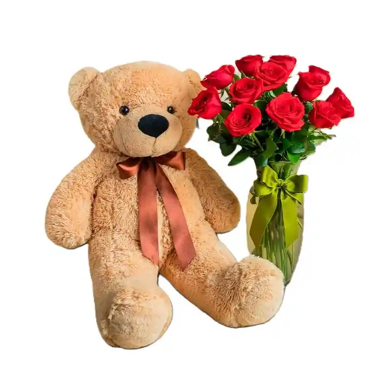Rosas Y Peluche