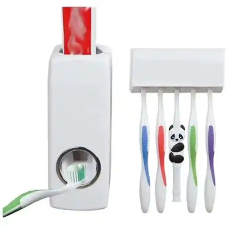 Soporte Organizador Cepillos Dientes Y Crema Dental
