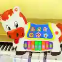 Organeta Piano Vaca A La Moda Musical Juguete Bebe Con Luces