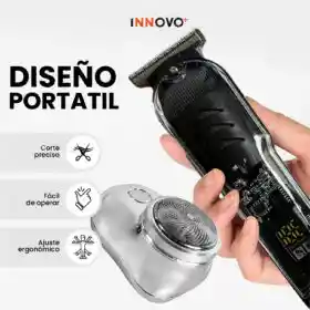 Afeitadora Eléctrica Inalámbrica + Mini Shaver De Regalo + Estuche De Viaje