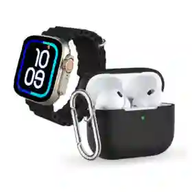 Smartwatch Serie 10 Ultra Hk Amoled Original Con Audífonos Pods 2 Alta Gama