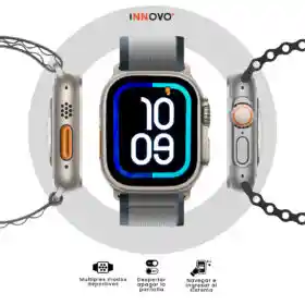 Smartwatch Serie 10 Ultra Hk Amoled Original Con Audífonos Pods 2 Alta Gama