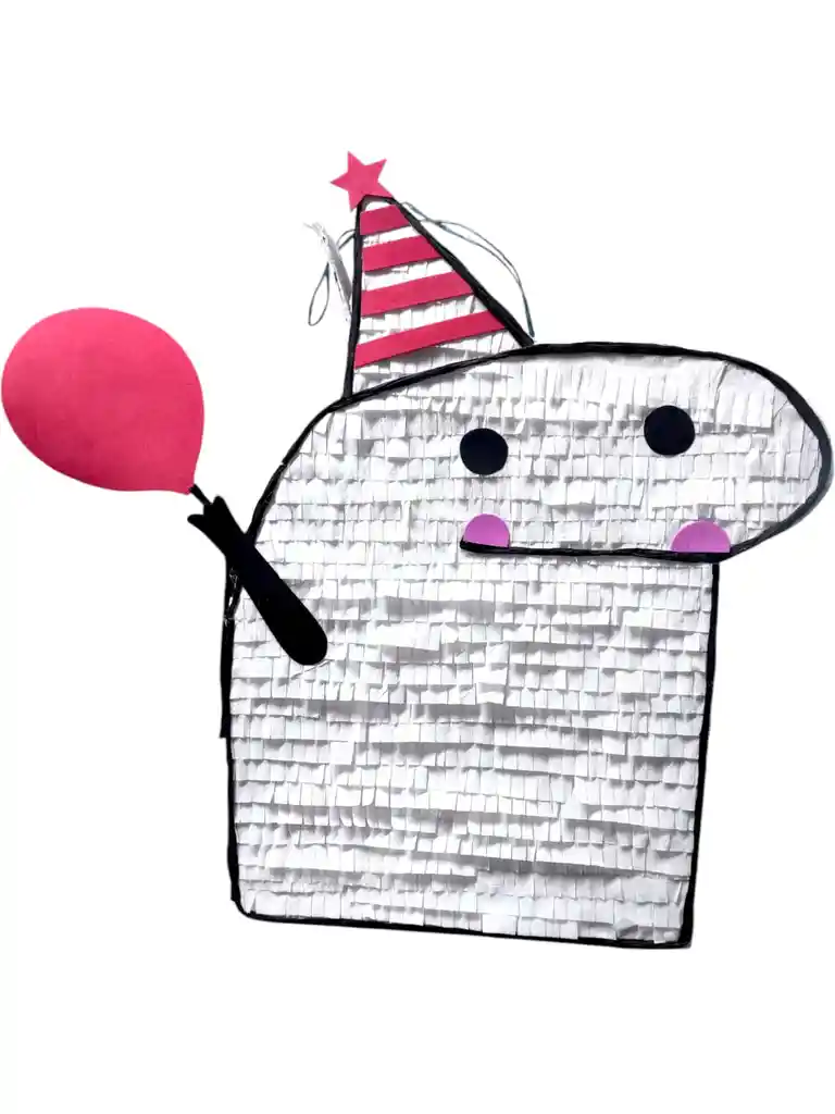Piñata Fiesta Meme Florky Divertido De Papel Cumpleaños