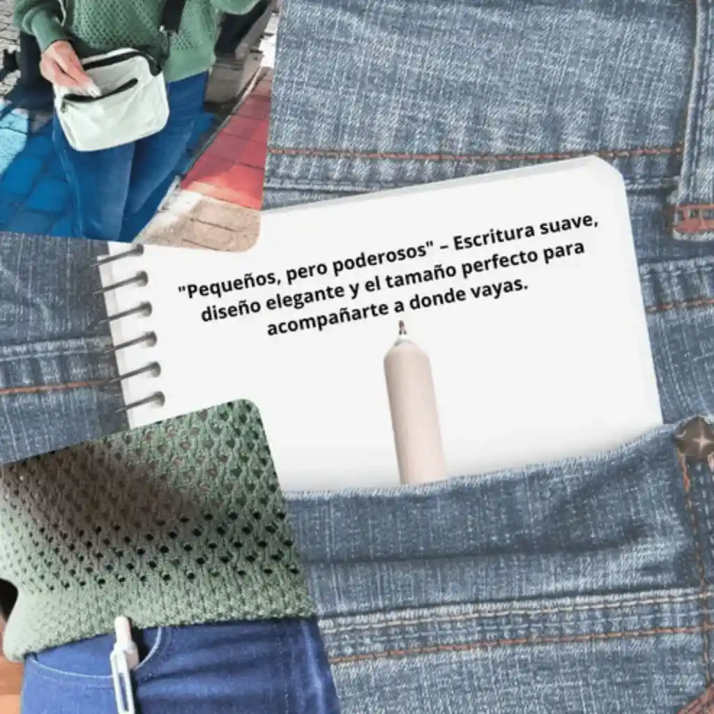 Esfero Pastel Retráctil Mini Oe-040p De Bolsillo