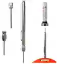 Calibrador/aire Training Miyagi Tipo Pluma-mga100/ Plateado