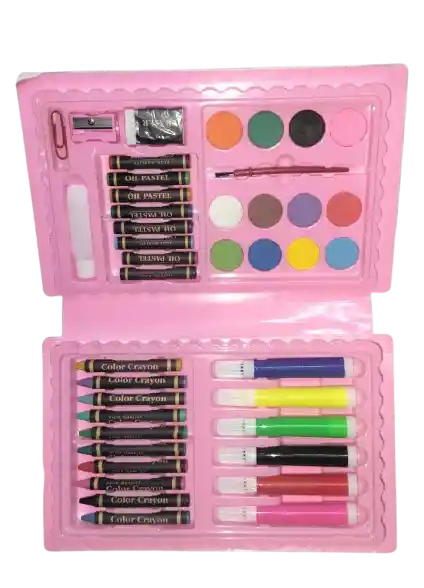 Juguete Kit De Arte Pintura Y Dibujo Para Niñas