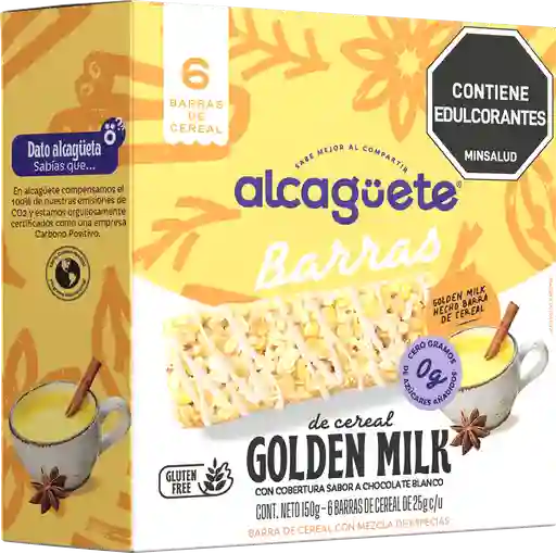 Barras Leche Dorada X 6 Und 150 Gr - Alcaguete