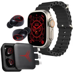 Combo Smartwatch T800 Ultra + Audifonos M88