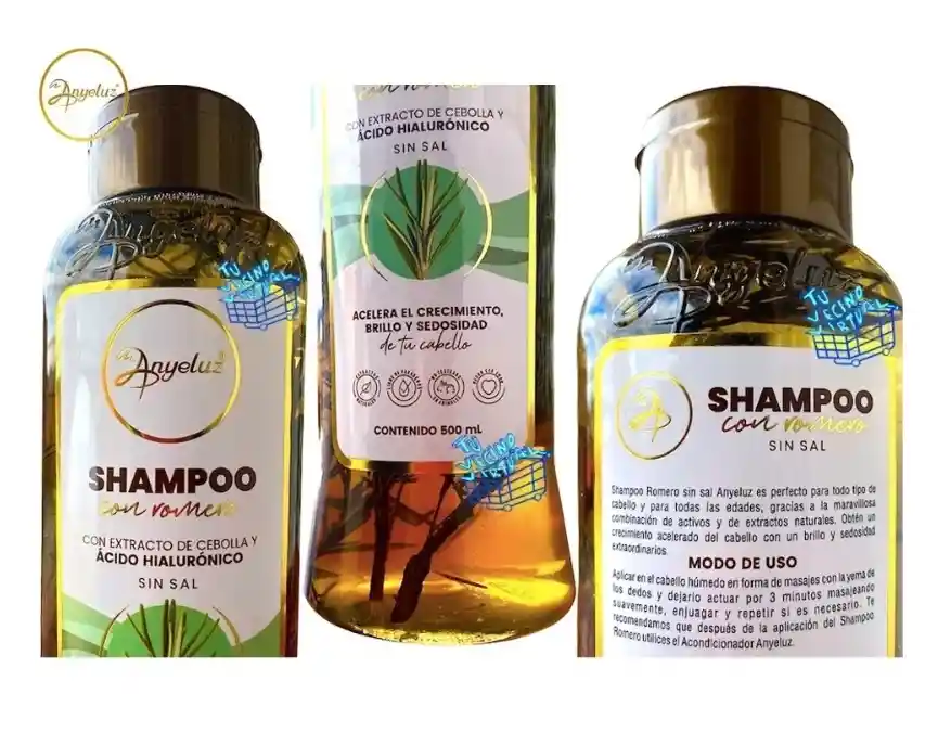 Shampoo Con Romero Anyeluz