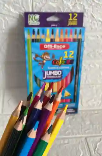 Colores Offi Esco Jumbo X12 Unidades