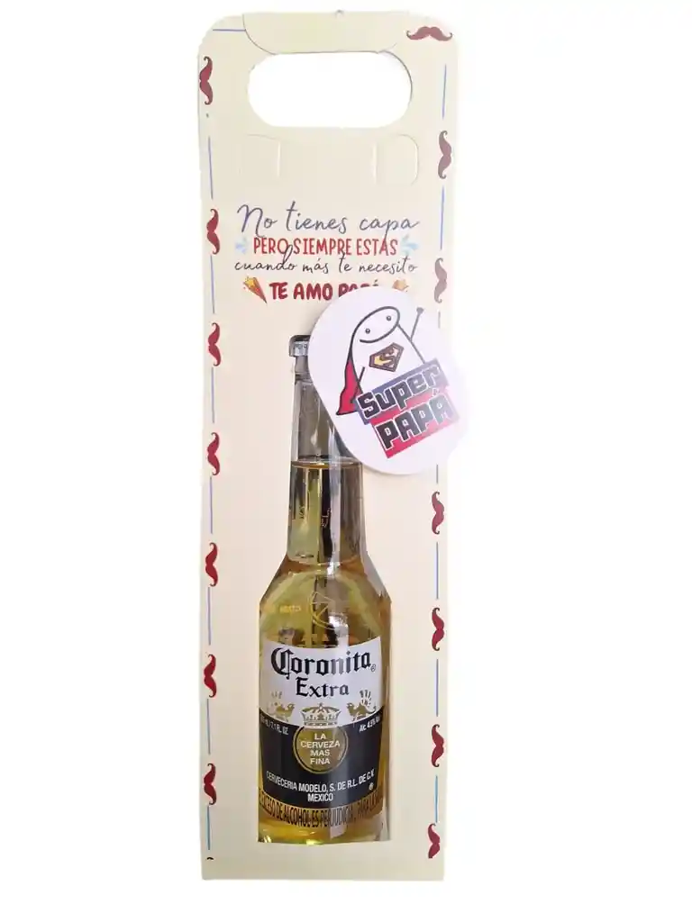 Detalle Sorpresa Dia Del Padre Regalo Botella Cerveza