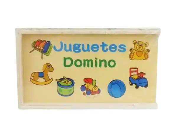Juguete Didactico Domino De Madera Para Niños Motivos Surtidos