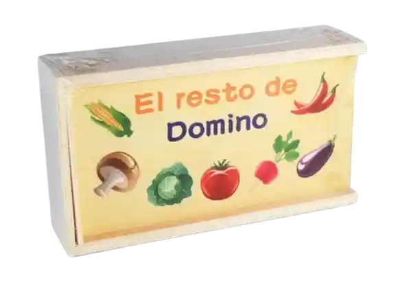 Juguete Didactico Domino De Madera Para Niños Motivos Surtidos