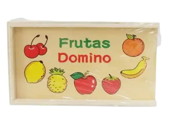 Juguete Didactico Domino De Madera Para Niños Motivos Surtidos