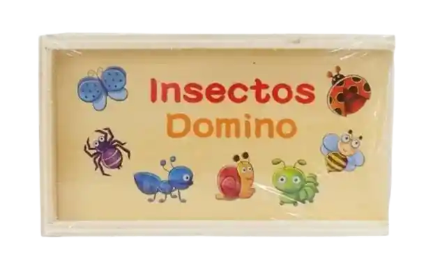 Juguete Didactico Domino De Madera Para Niños Motivos Surtidos