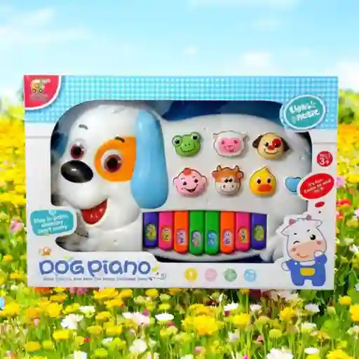 Organeta Piano Perrito Musical Juguete Bebe Con Luces