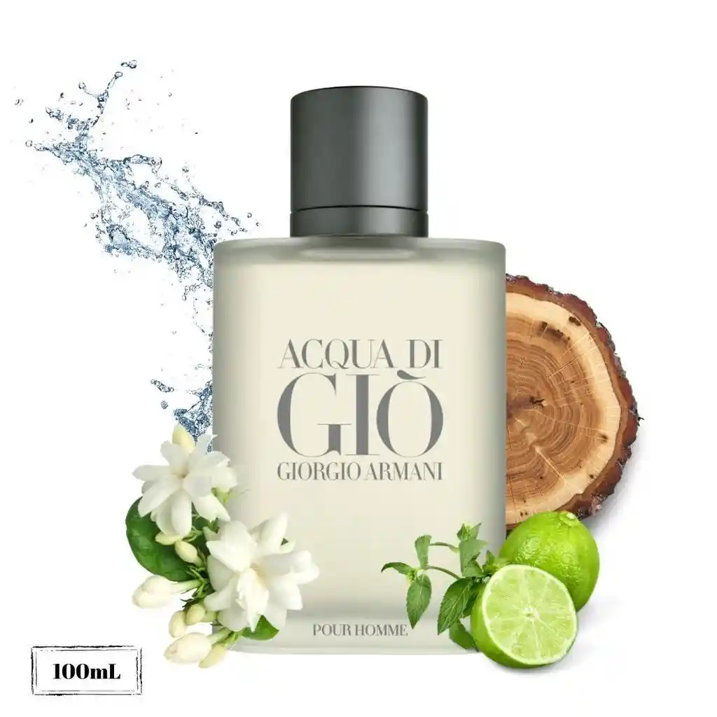 Perfume Acqua Di Gio Pour Homme Edt 100 Ml Hombre 1.1