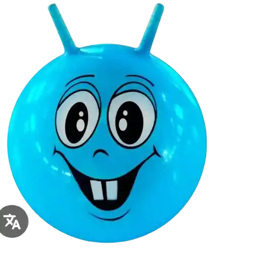 Juguete Pelota Saltarina Con Cachos Para Niños Motivos Surtidos