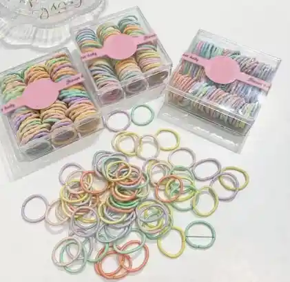 Kit De Accesorios Para Cabello Moños Coleros Y Ligas Elásticas Para Niñas Y Mujeres”