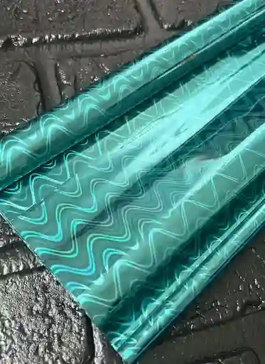 Papel Regalo Metalizado Azul Claro
