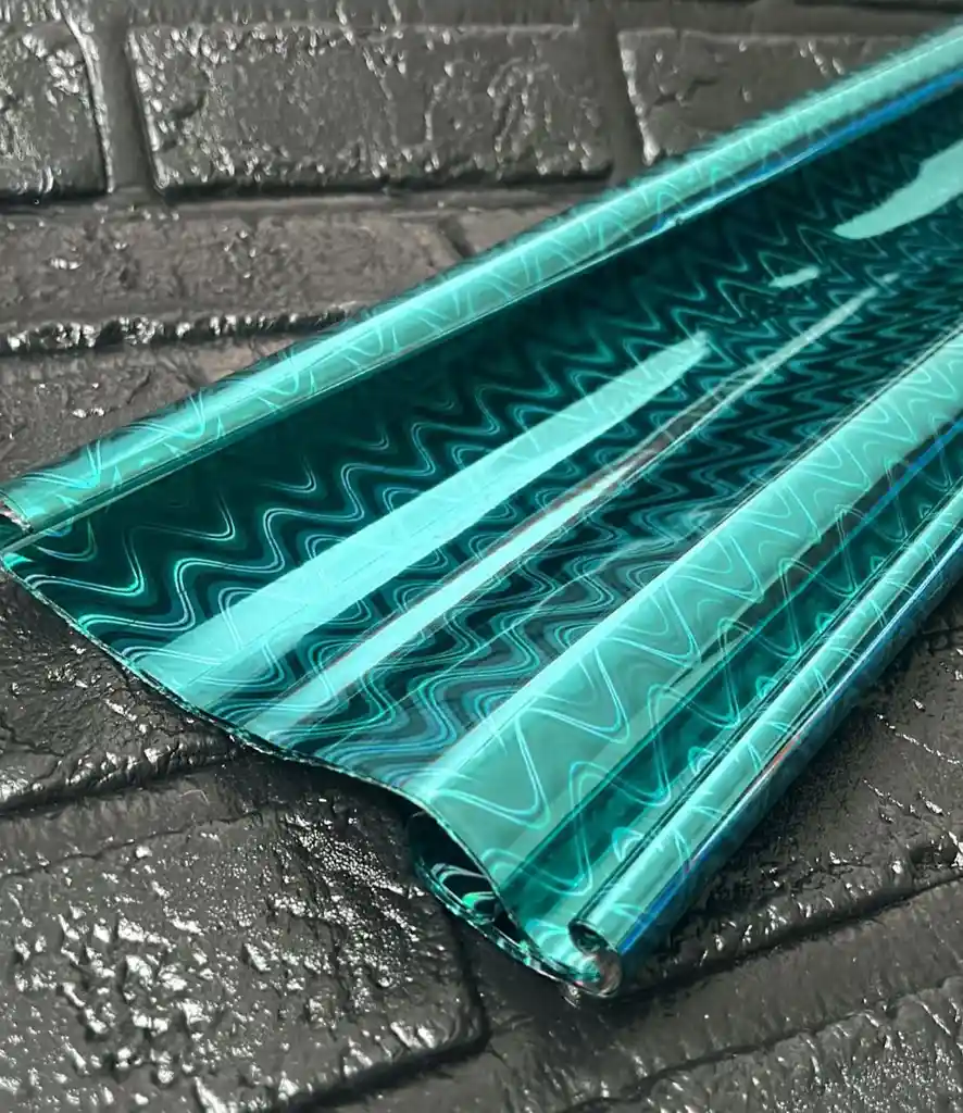 Papel Regalo Metalizado Azul Claro