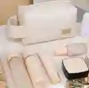 Bolsa De Cosmeticos En Cuero Pu Impermeable