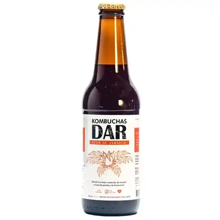 Kombuchas Dar – Presentación Flor De Jamaica
