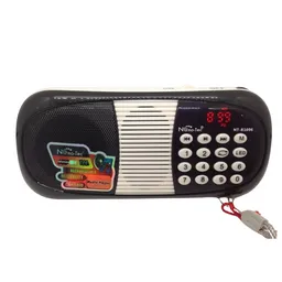 Radio Multibanda Nano-tec Nt-r1096 Am/fm Usb Mp3 Recargable Con Teclado Numérico
